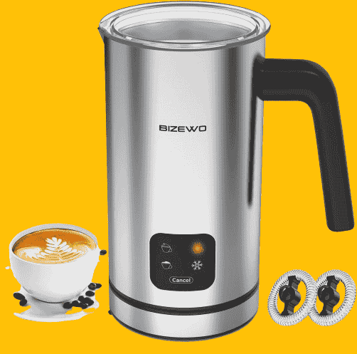 BIZEWO Milk Frother Electric,